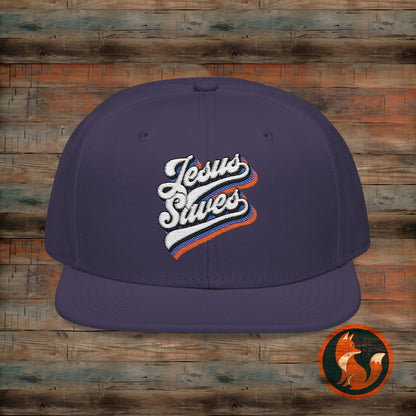 Jesus Saves Embroidered Snapback Cap - Trendy Casual Headwear for All Occasions, Gift for Him and Her, Streetwear, Summer Style, Custom Hats