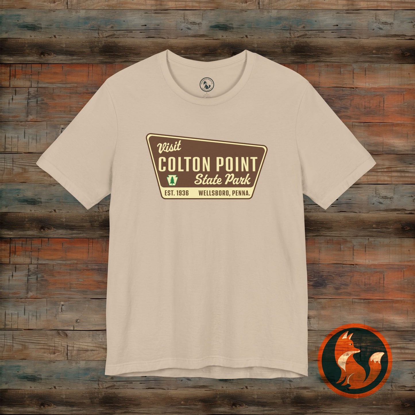 Vintage Colton Point Park Tee - Unisex Jersey Short Sleeve T-Shirt, Casual Outdoor Wear, Travel Souvenir, Nature Lover Gift, Camping Apparel