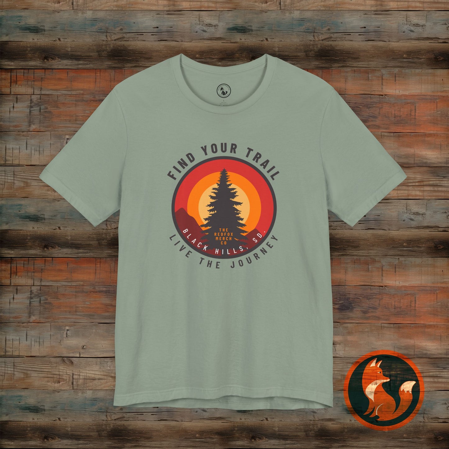 Unisex Adventure T-Shirt - Find Your Trail, Live the Journey, Outdoor Tee, Hiking Gift, Nature Lover Apparel