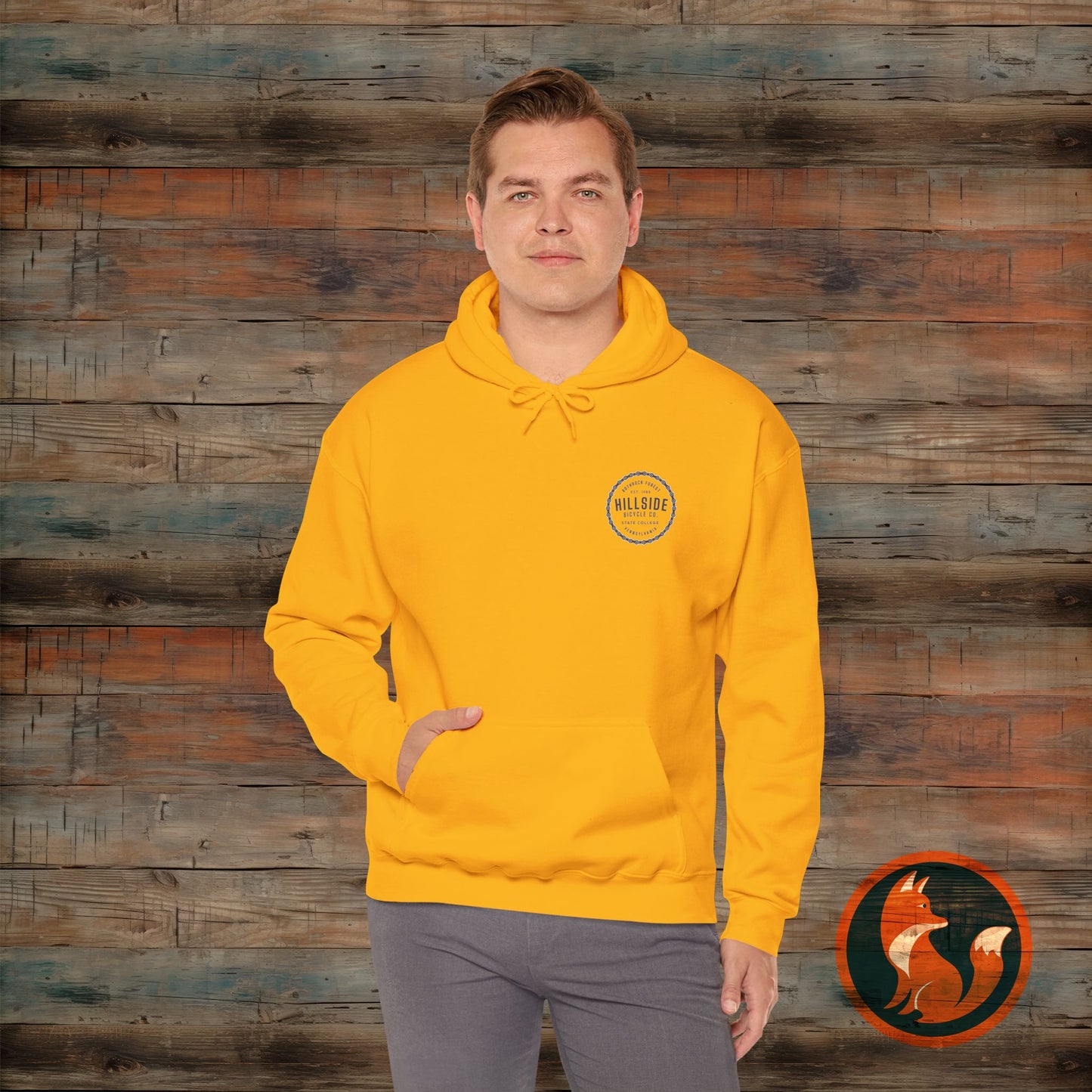 Hooded Sweatshirt with Hillside Bicycle Co. Design | Cozy Unisex Apparel, Perfect Gift for Cyclists, Casual Wear for All Seasons, [...]