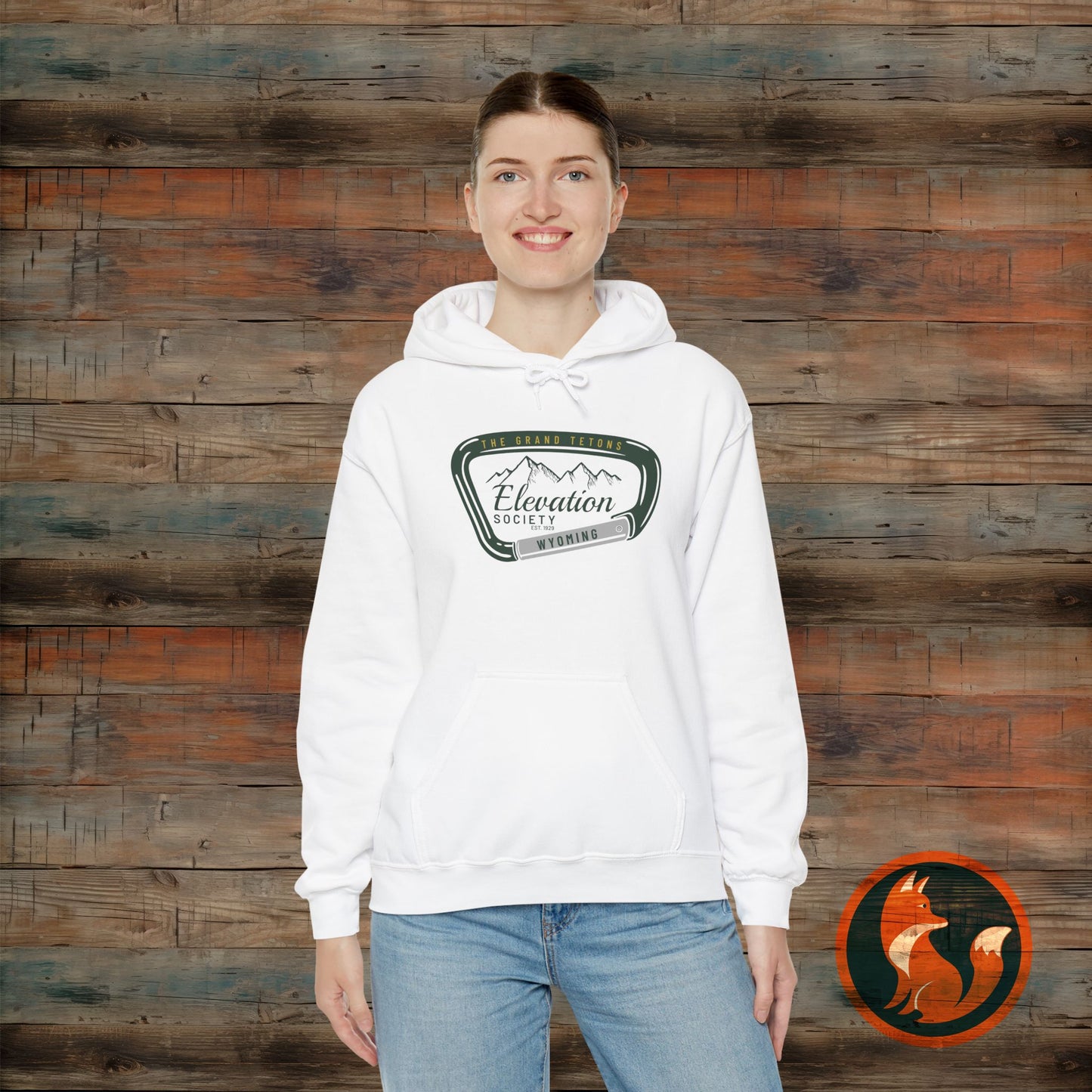 Elevation Society Hoodie, Cozy Unisex Sweatshirt for Outdoor Adventures, Perfect for Friends, Gift for Grads, Casual Wear, Travel