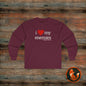 I Love My Enemies Long Sleeve Tee, Christian Gift, Quote Shirt, Inspirational Apparel, Religious Isaiah 54: 10
