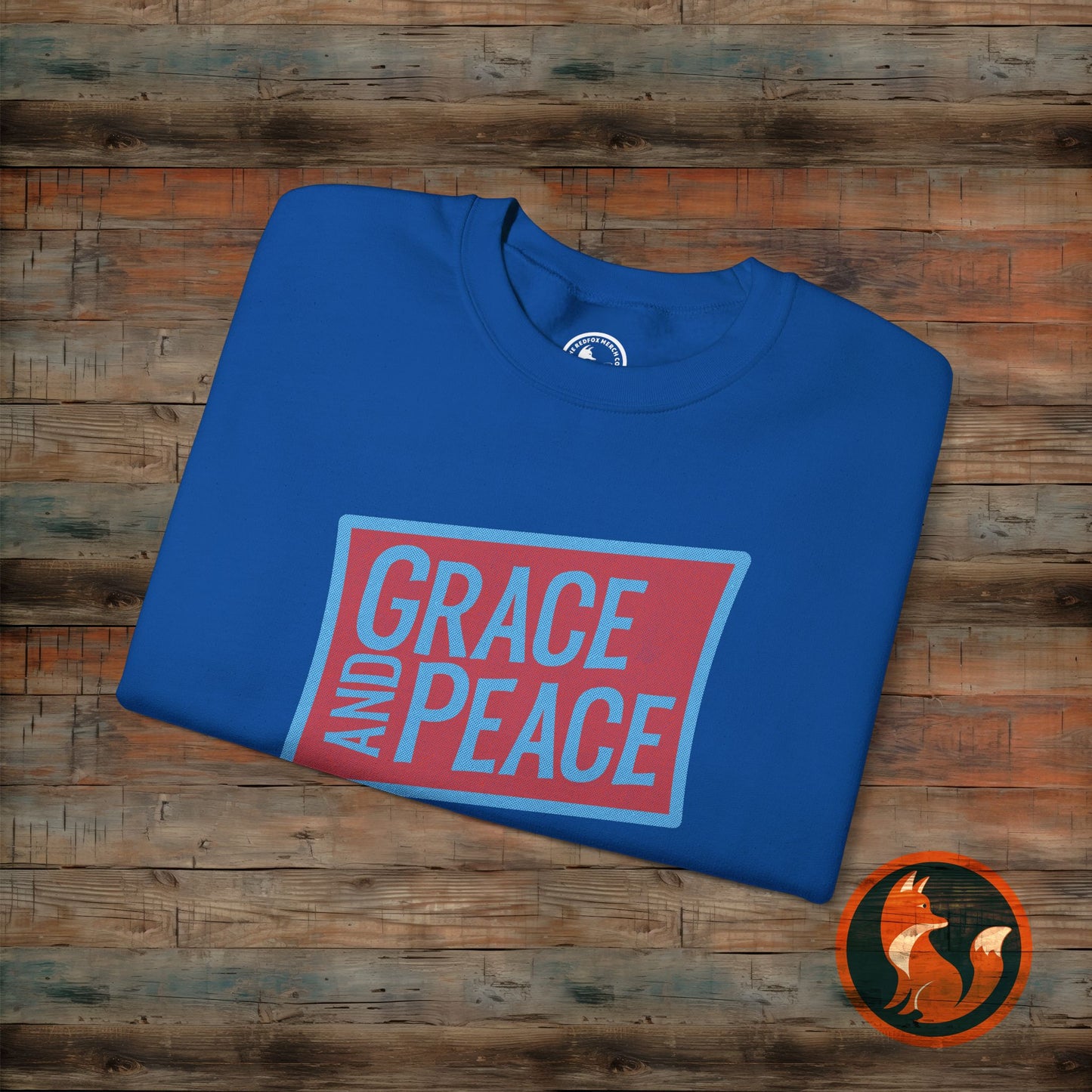 Unisex Crewneck Sweatshirt - Grace and Peace, Cozy Gift, Inspirational Apparel, Fall Fashion, Everyday Wear, Relaxed Style