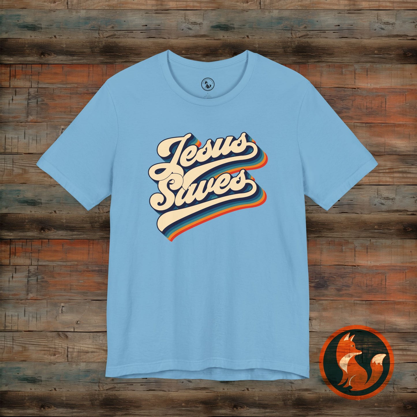Stylish Jesus Saves Tee, Faith-Based Tee, Unisex Graphic Shirt, Everyday Comfort, Perfect Gift for Believers