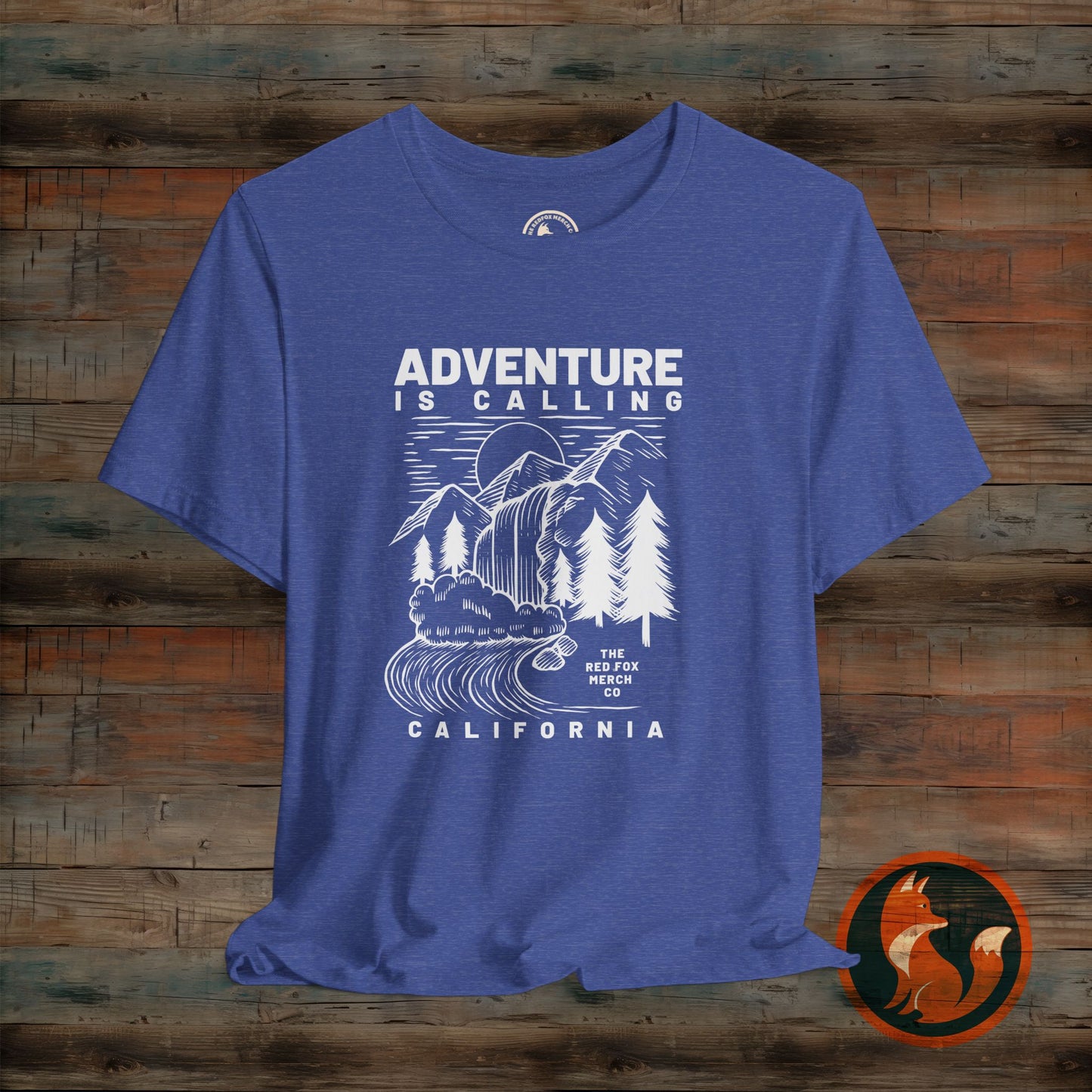 Adventure Is Calling Unisex Tee | Perfect for Outdoor Lovers, Camping, Hiking, Travel, Gifts