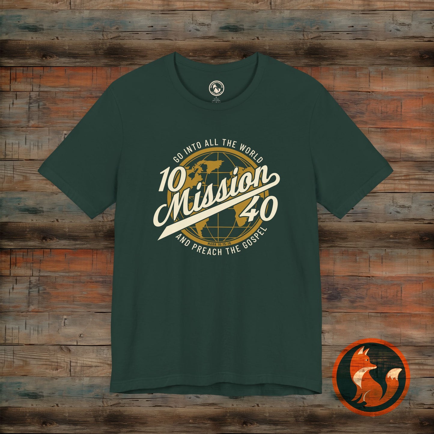 Inspirational Mission Tee, Faith-Based Shirt, Unisex Graphic T-Shirt, Christian Apparel, Gift for Believers, Church Events
