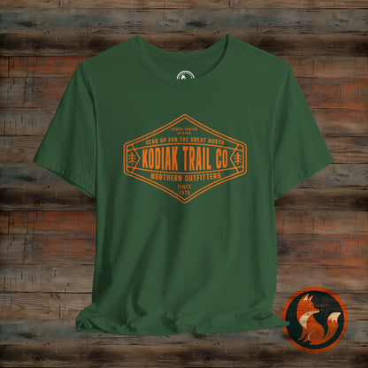 Rustic Outdoor Adventure Tee, Hiking Shirt, Vintage Style T-Shirt, Kodiak Trail Co Shirt, Great Outdoors Apparel