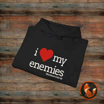 I love My Enemies Hoodie - Unisex Heavy Blend Sweatshirt, Christian Apparel, Gift for Faith Lovers, Inspirational Clothing, Cozy [...]