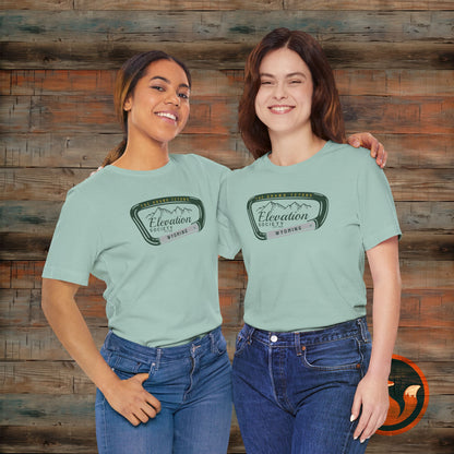 Elevation Society Unisex Tee, Mountain Lovers Shirt, Hiking Apparel, Gift for Adventurers, Outdoorsy T-Shirt