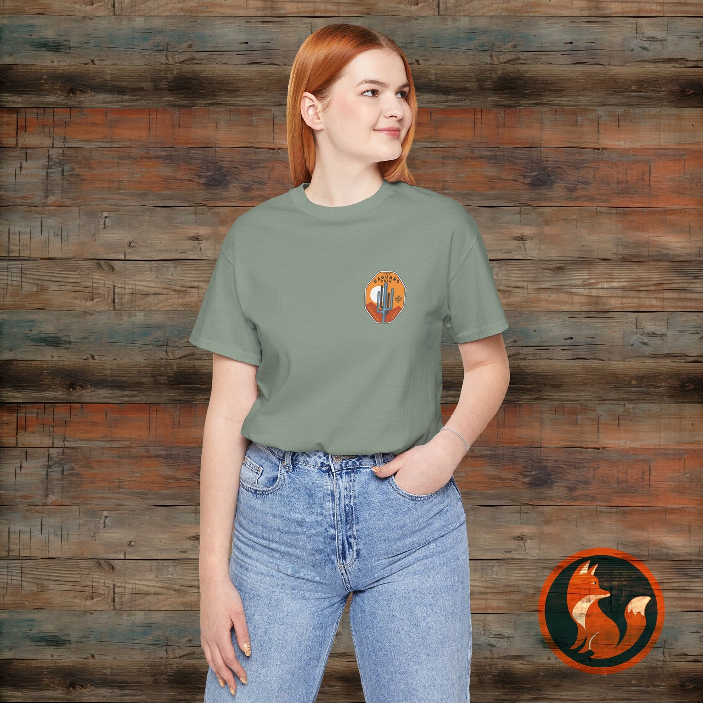 Saguaro Sunset Tee, Unisex Graphic Tee, Desert Vibes Shirt, Travel Souvenir T-Shirt, Outdoor Adventure Wear, Casual Summer Apparel
