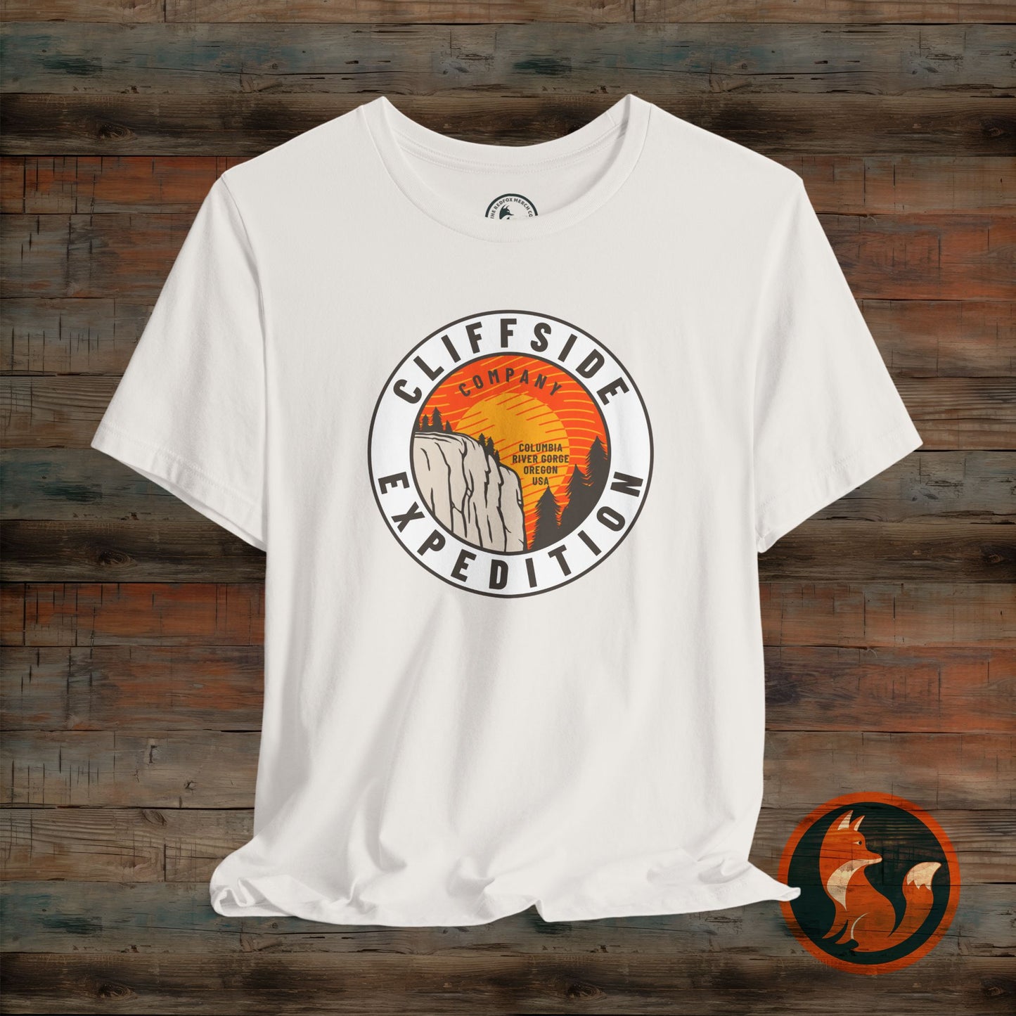 Cliffside Expedition Tee, Adventure Shirt, Unisex Outdoor Top, Travel T-Shirt, Hiking Apparel, Gift for Explorers