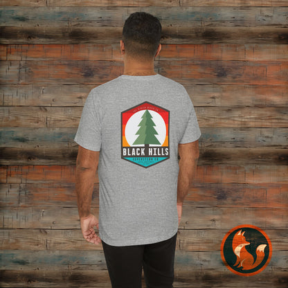 Black Hills Adventure Unisex Tee – Nature Lover's Shirt, Outdoor Exploration, Summer Vibes, Hiking Apparel, Gift for Nature Enthusiasts