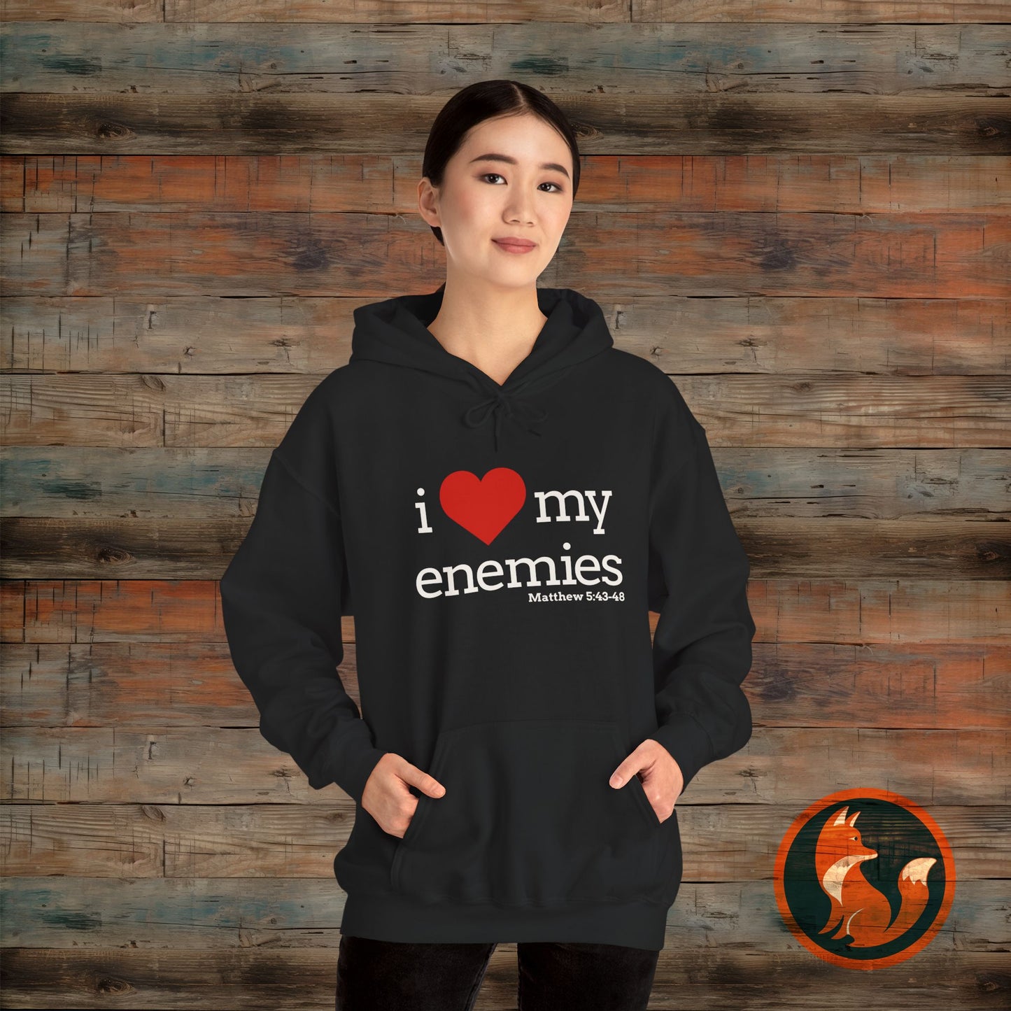 I love My Enemies Hoodie - Unisex Heavy Blend Sweatshirt, Christian Apparel, Gift for Faith Lovers, Inspirational Clothing, Cozy [...]