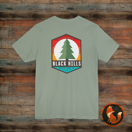Black Hills Adventure Unisex Tee – Nature Lover's Shirt, Outdoor Exploration, Summer Vibes, Hiking Apparel, Gift for Nature Enthusiasts