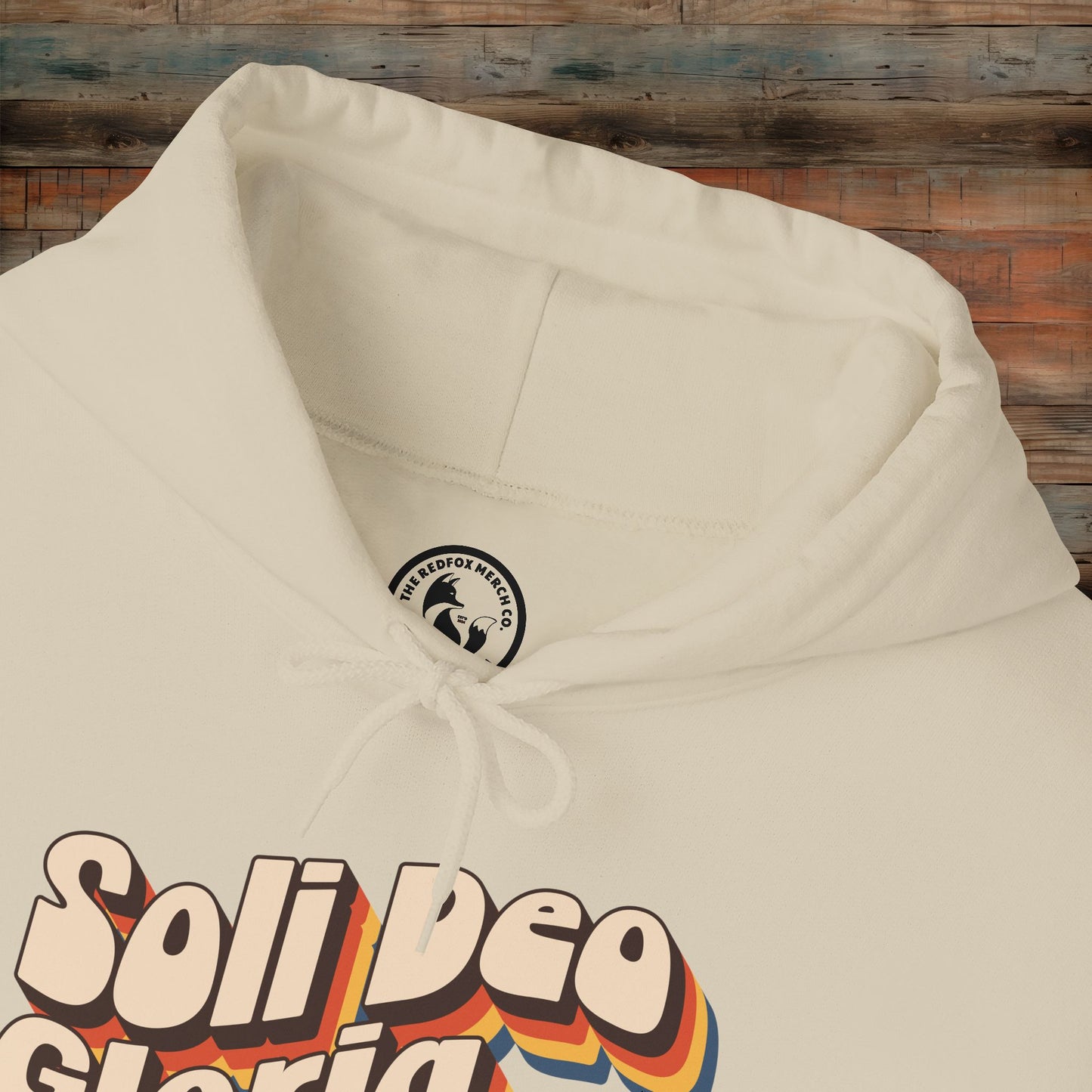 Soli Deo Gloria(Glory to God Alone) Hooded Sweatshirt, Christian Gift, Cozy Layer, Faith-Based Apparel, Unisex Hoodie, Casual Style