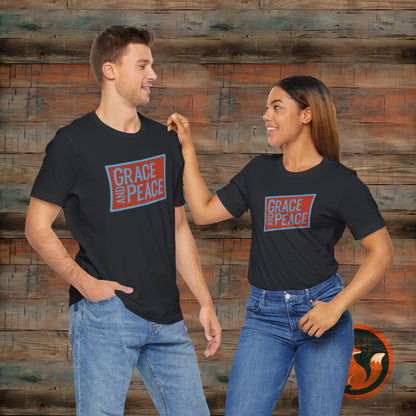 Grace and Peace Unisex Tee, Casual Wear, Everyday Style, Spiritual Gift, Faith-Based Fashion, Comfortable T-Shirt, Thoughtful Present