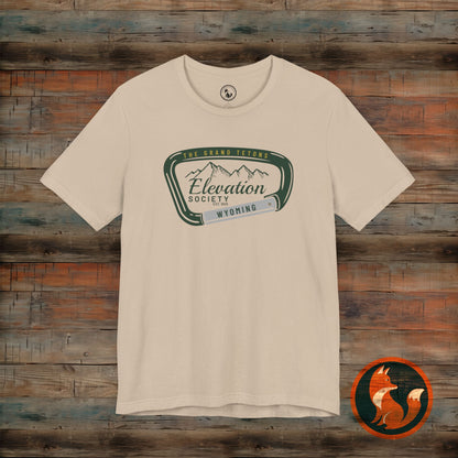 Elevation Society Unisex Tee, Mountain Lovers Shirt, Hiking Apparel, Gift for Adventurers, Outdoorsy T-Shirt