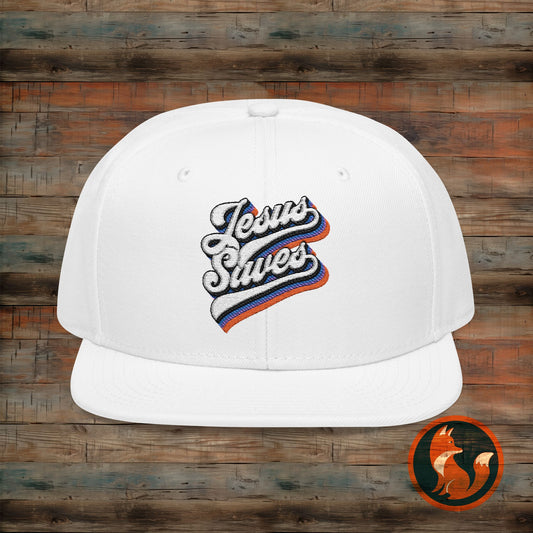 Jesus Saves Embroidered Snapback Cap - Trendy Casual Headwear for All Occasions, Gift for Him and Her, Streetwear, Summer Style, Custom Hats