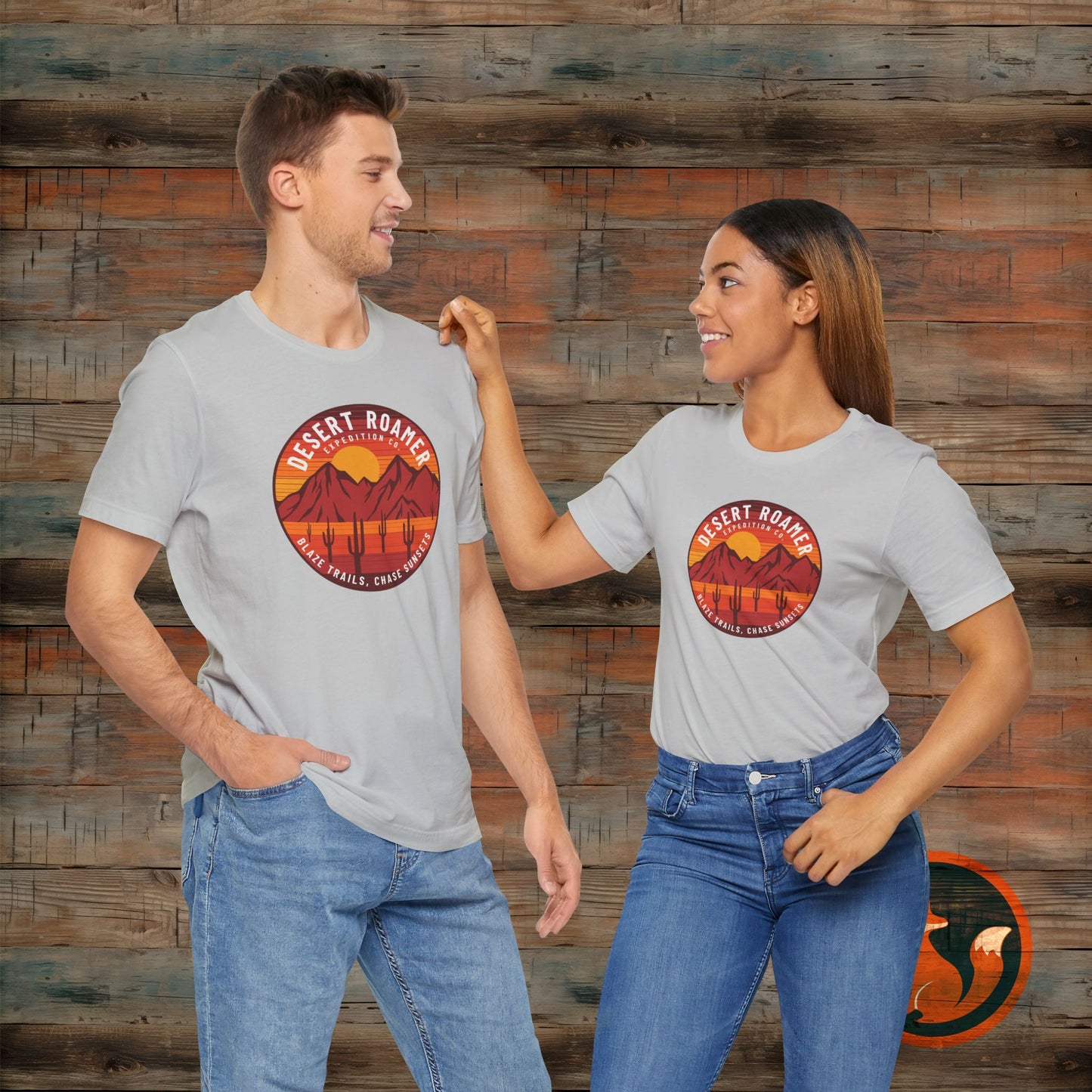 Desert Roamer Tee - Unisex Jersey Short Sleeve Shirt, Hiking Gift, Adventure Apparel, Travel T-Shirt, Outdoorsy Style