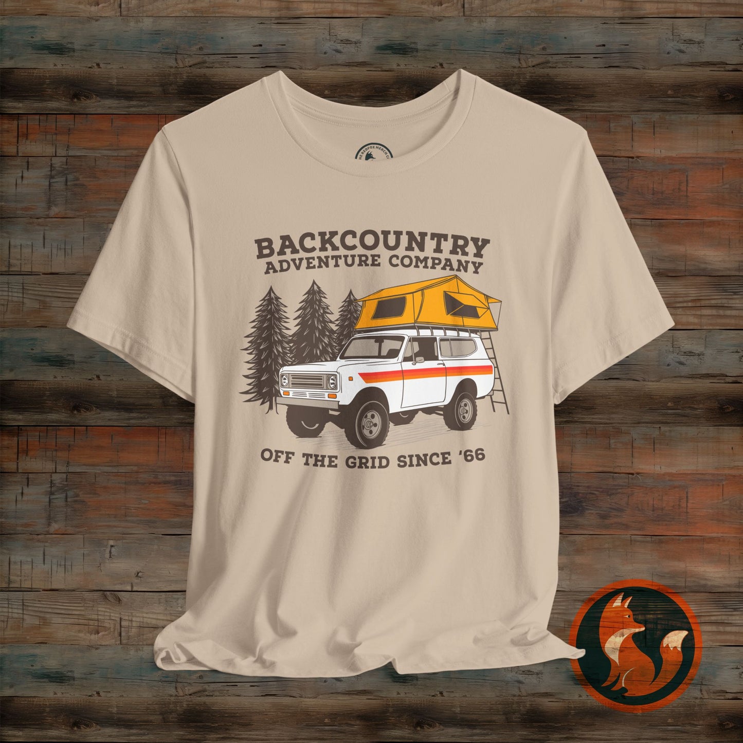 Backcountry Adventure Company Tee, Vintage Camping Shirt, Outdoor Enthusiast Gift, Unisex Graphic Tee, Travel Lover Apparel