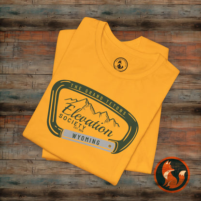 Elevation Society Unisex Tee, Mountain Lovers Shirt, Hiking Apparel, Gift for Adventurers, Outdoorsy T-Shirt