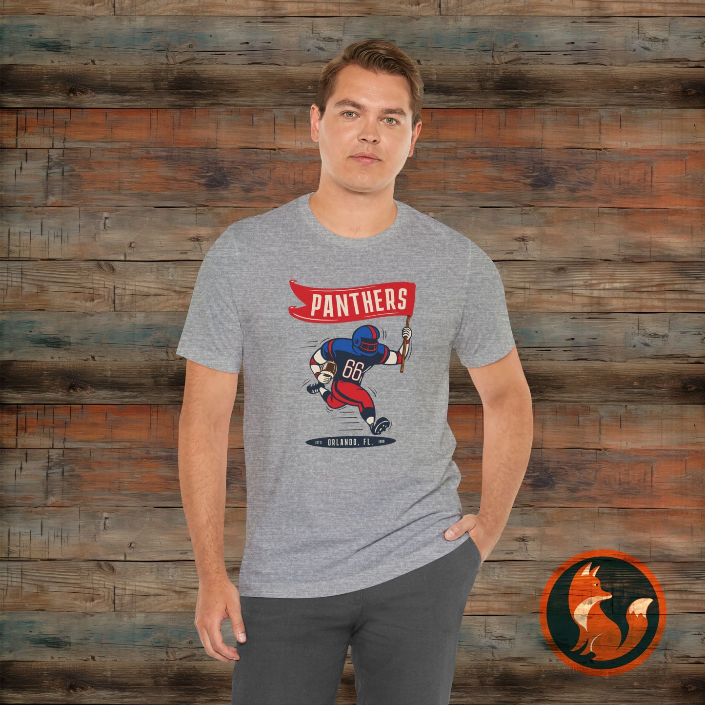 Orlando Panthers CoFL Unisex Jersey Tee, Sporty T-Shirt, Game Day Apparel, Football Fan Shirt, Athletic Wear, Casual Comfort