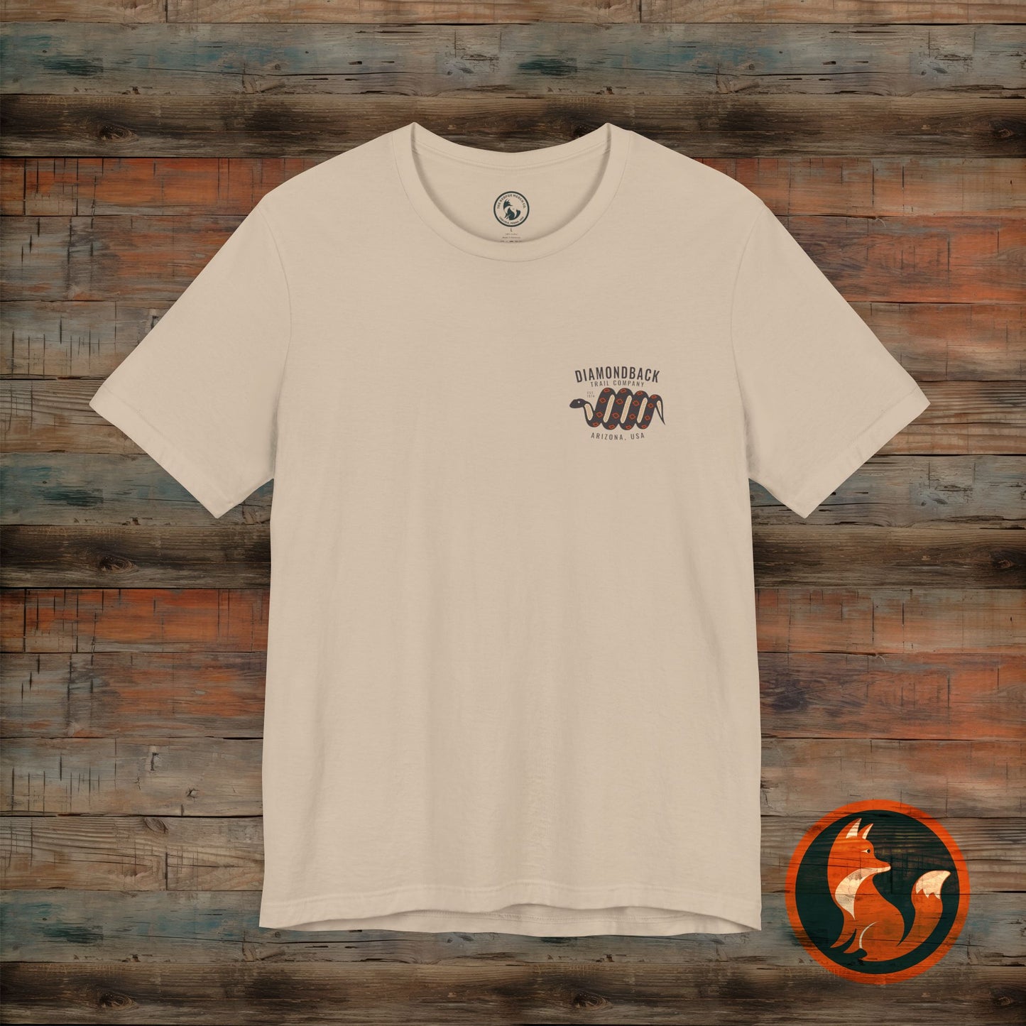 Diamondback Trail Company Tee - Unisex Short Sleeve Shirt, Nature Lover Apparel, Outdoor Adventure Top, Gift for Hikers, Eco-Friendly [...]
