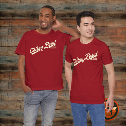 Colton Point Graphic Short Sleeve Tee, Casual Cotton Tee, Unisex T-Shirt, Trendy Summer Shirt, Gift for Travelers, Everyday Wear