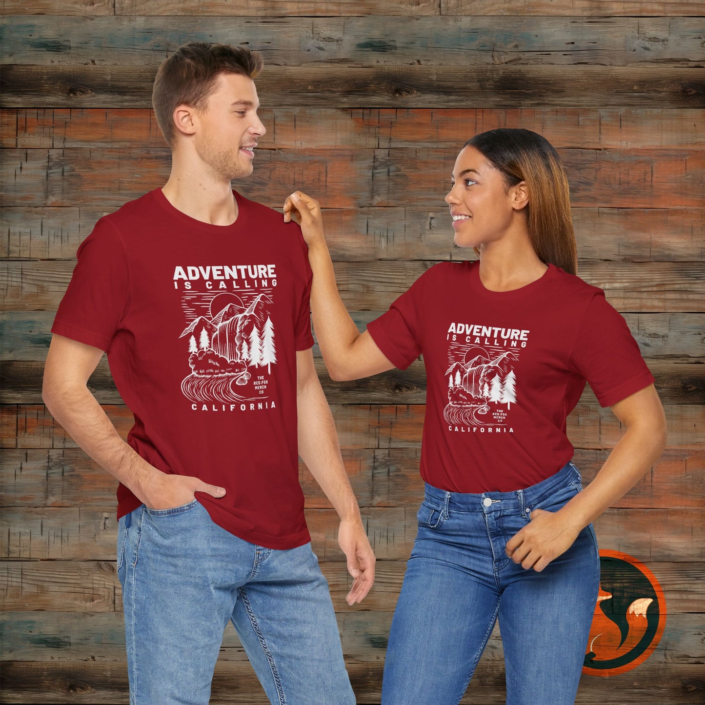 Adventure Is Calling Unisex Tee | Perfect for Outdoor Lovers, Camping, Hiking, Travel, Gifts