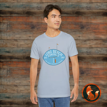Retro Long Beach Football Tee, Unisex T-Shirt, Casual Wear, Sports Apparel, Gift for Football Lovers, Vintage Style