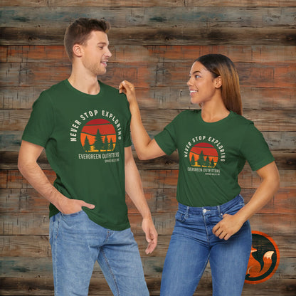 Adventure-Inspired Unisex Jersey Tee - Perfect for Explorers, Travel Lovers, Outdoor Enthusiasts, Vacation Wear, Gift for Nature Lovers