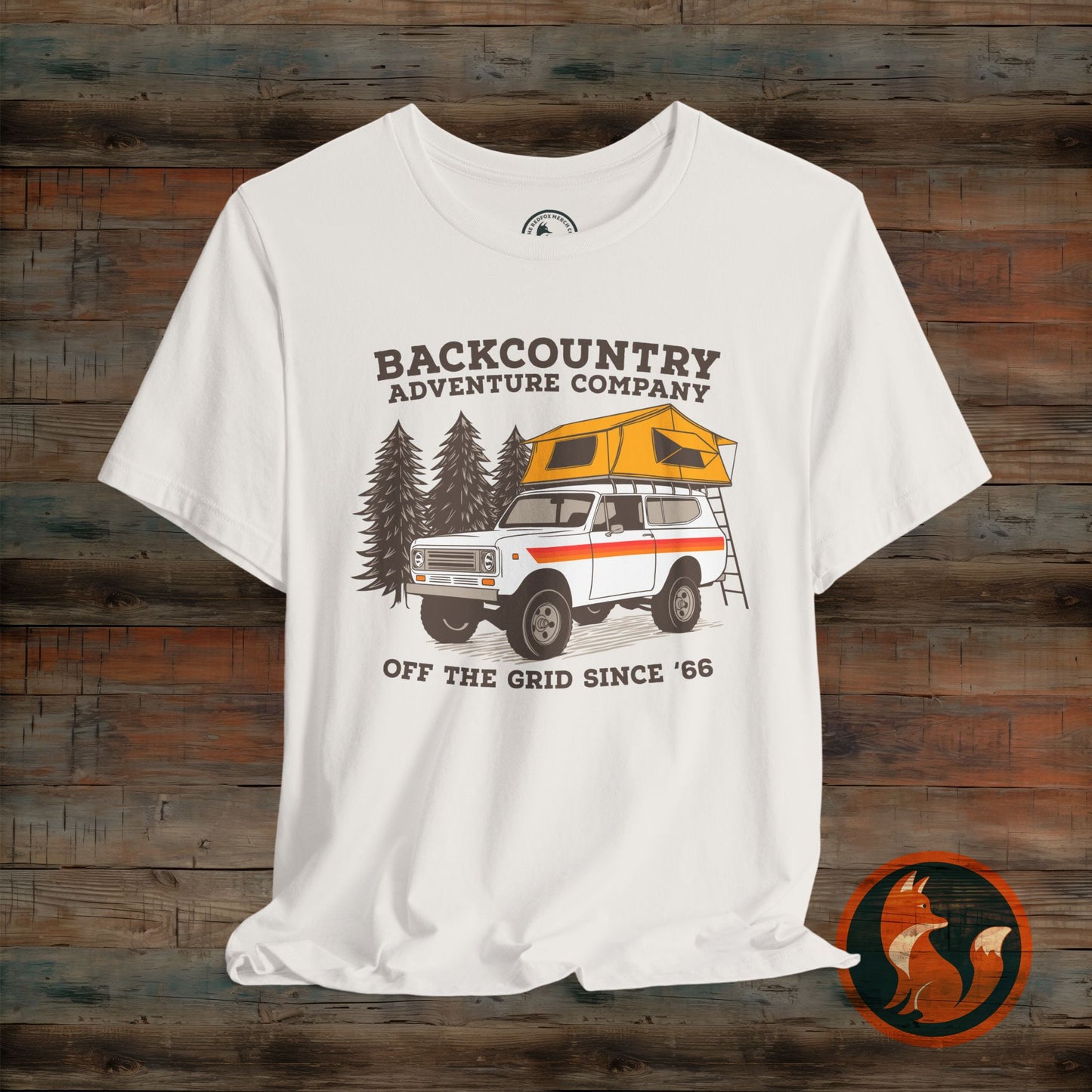 Backcountry Adventure Company Tee, Vintage Camping Shirt, Outdoor Enthusiast Gift, Unisex Graphic Tee, Travel Lover Apparel