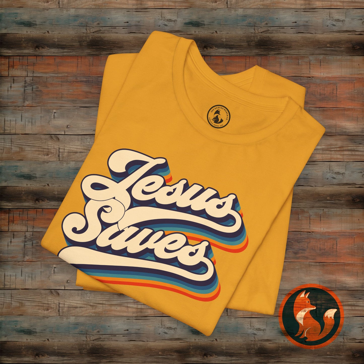 Stylish Jesus Saves Tee, Faith-Based Tee, Unisex Graphic Shirt, Everyday Comfort, Perfect Gift for Believers