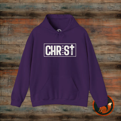 Faith-Inspired Hoodie with Christ Design | Cozy Christian Apparel, Unisex Sweatshirt, Casual Wear, Gift for Believers, Church Events