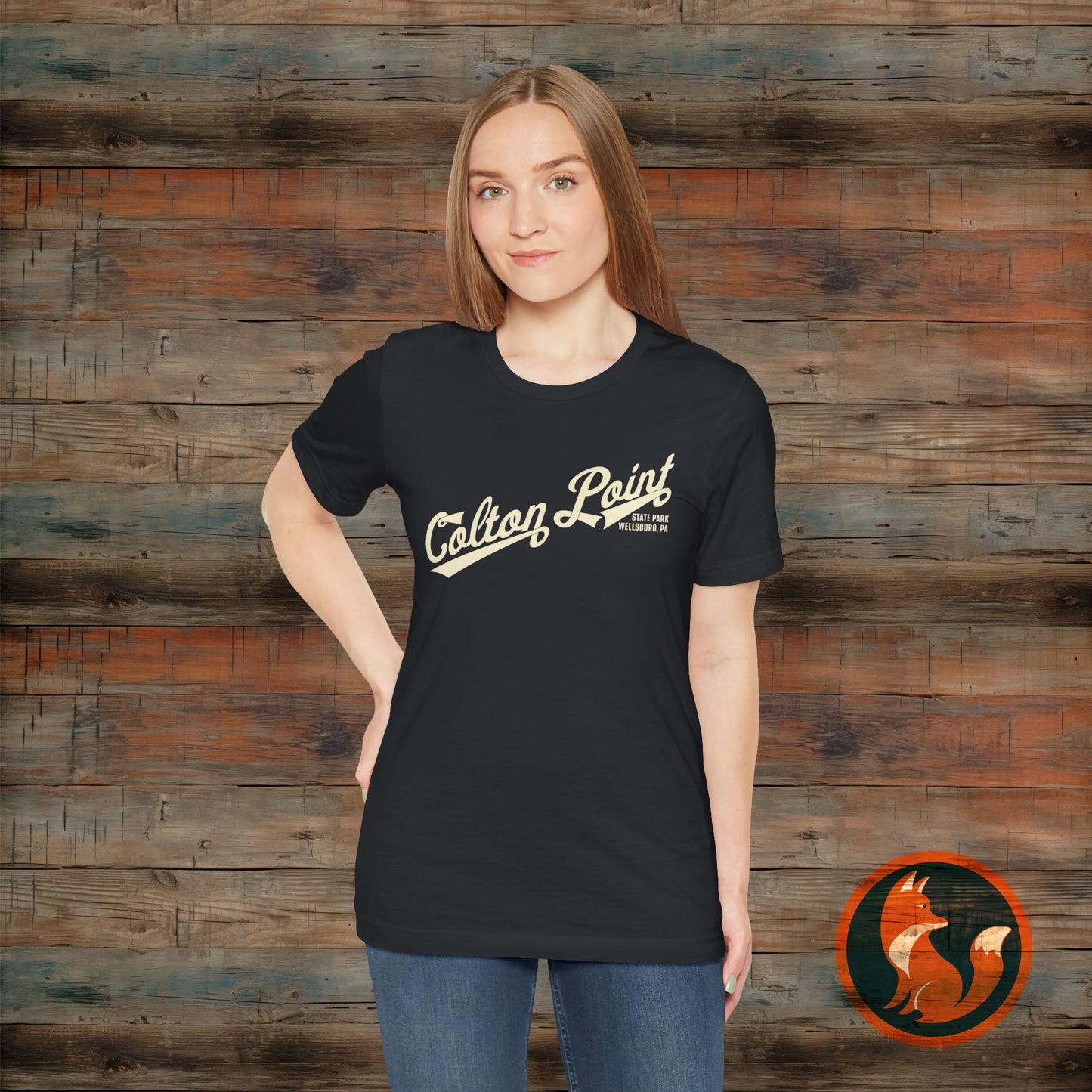 Colton Point Graphic Short Sleeve Tee, Casual Cotton Tee, Unisex T-Shirt, Trendy Summer Shirt, Gift for Travelers, Everyday Wear