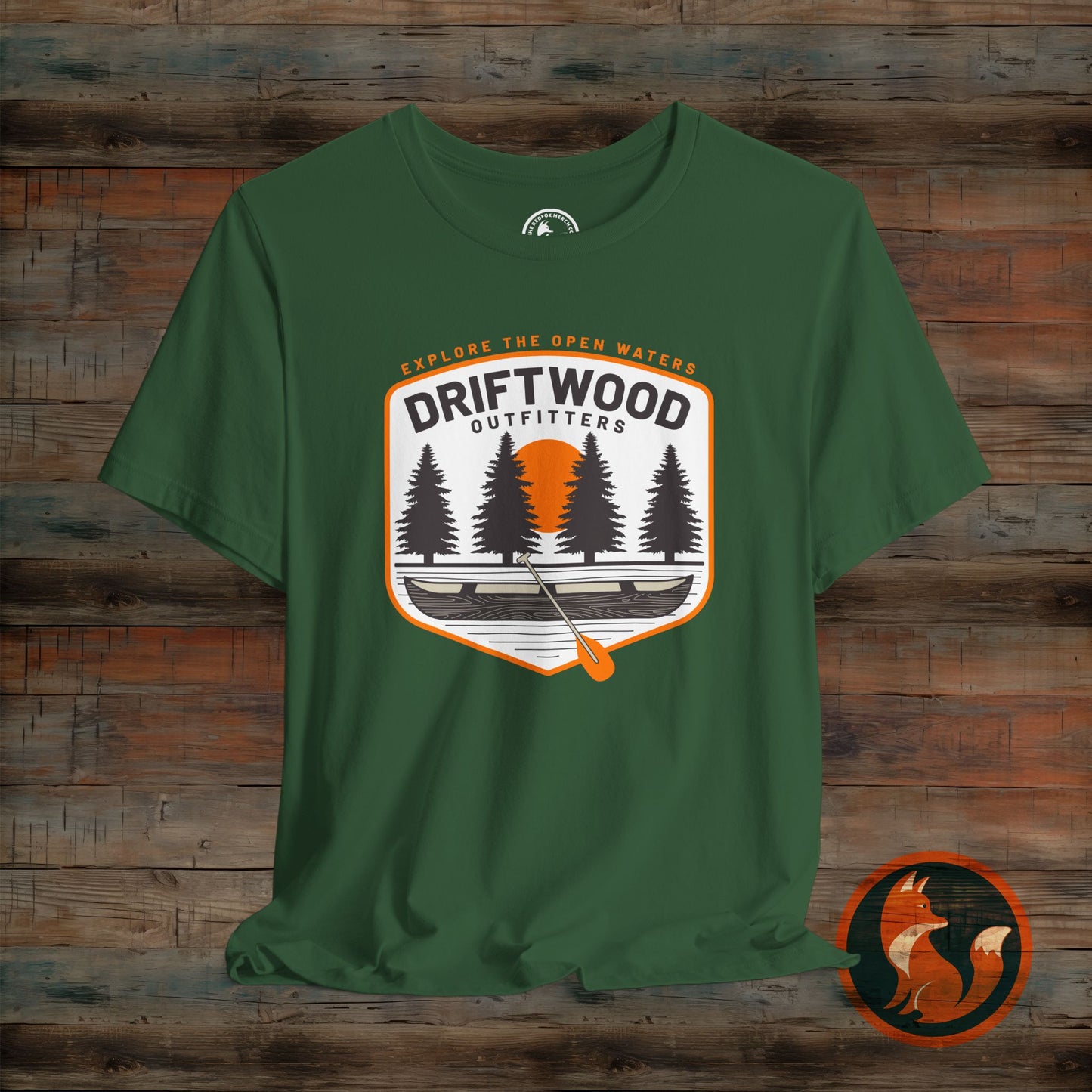 Driftwood Outfitters Unisex Tee, Adventure Shirt, Nature Lover Gift, Camping Apparel, Casual Wear, Perfect all Year