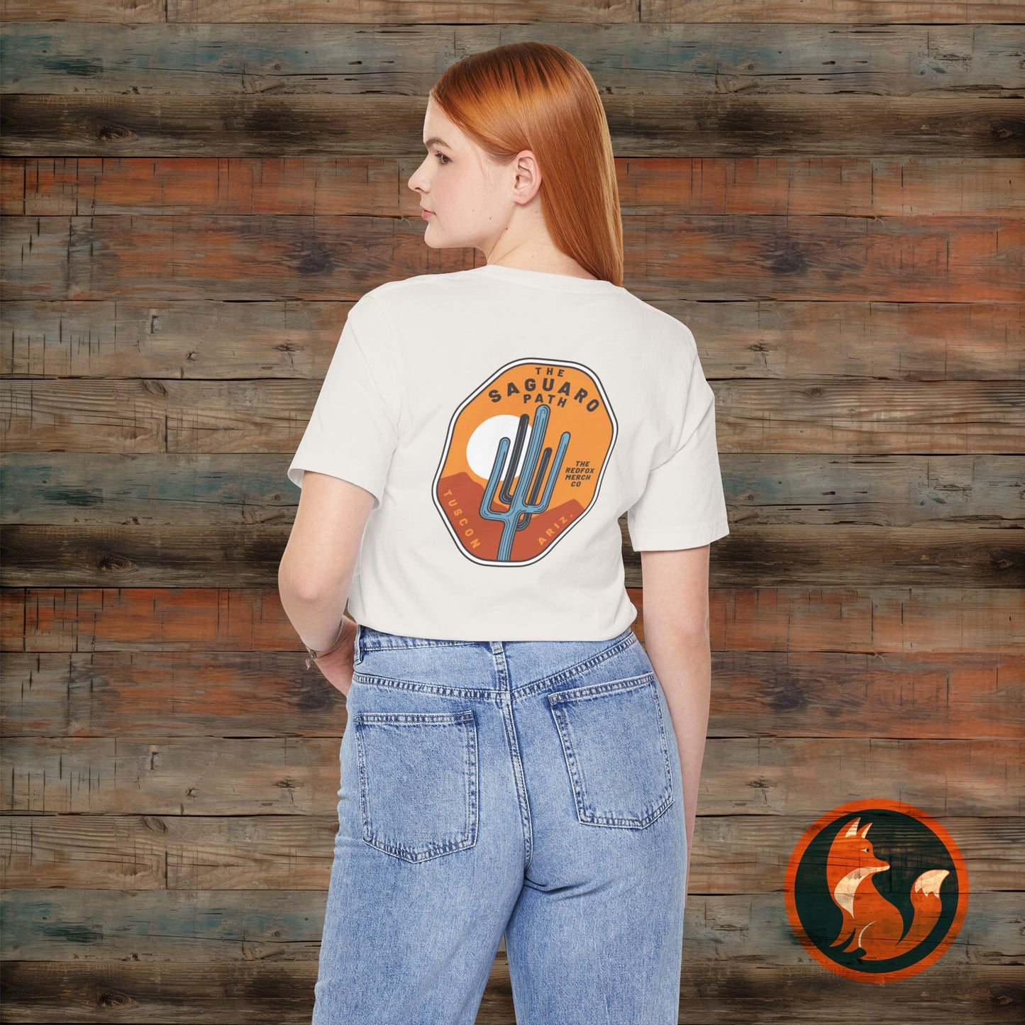 Saguaro Sunset Tee, Unisex Graphic Tee, Desert Vibes Shirt, Travel Souvenir T-Shirt, Outdoor Adventure Wear, Casual Summer Apparel