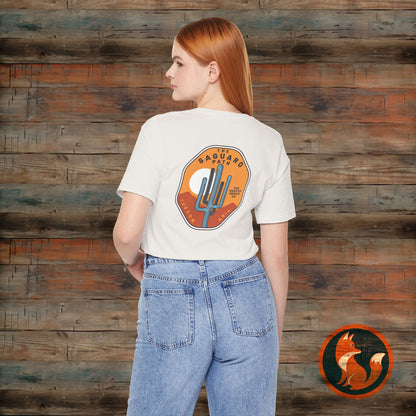 Saguaro Sunset Tee, Unisex Graphic Tee, Desert Vibes Shirt, Travel Souvenir T-Shirt, Outdoor Adventure Wear, Casual Summer Apparel
