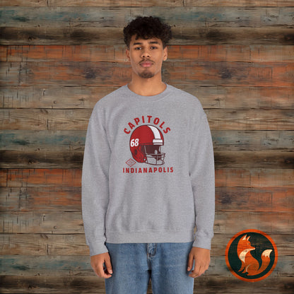 Vintage Football Crewneck Sweatshirt, Retro Sports Sweatshirt, Classic Athletic Apparel, Cozy Gifts for Fans, Game Day Style