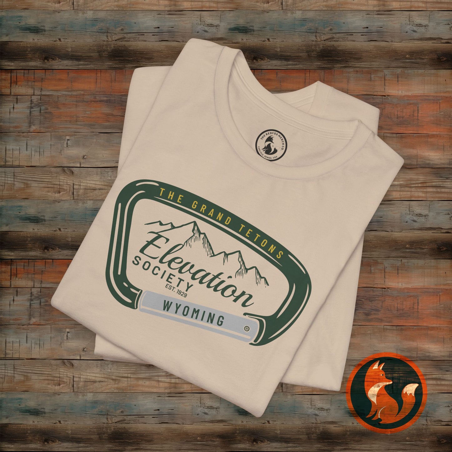 Elevation Society Unisex Tee, Mountain Lovers Shirt, Hiking Apparel, Gift for Adventurers, Outdoorsy T-Shirt