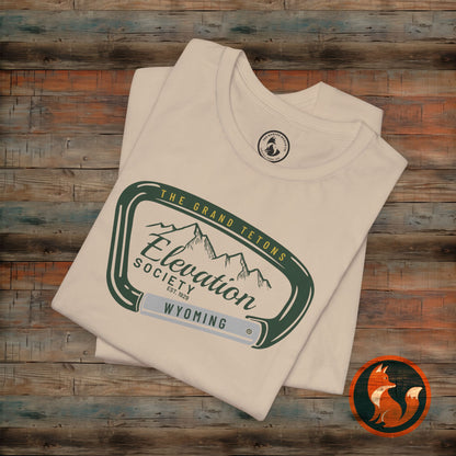 Elevation Society Unisex Tee, Mountain Lovers Shirt, Hiking Apparel, Gift for Adventurers, Outdoorsy T-Shirt
