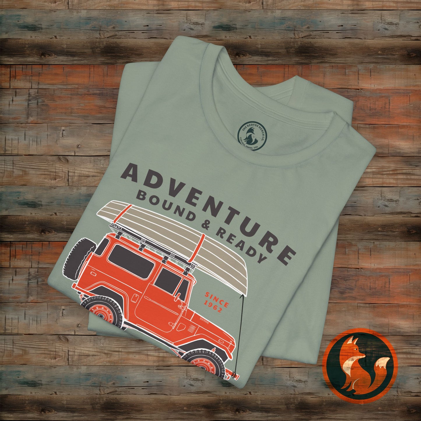 Adventure Bound & Ready Tee, Unisex T-Shirt, Outdoor Apparel, Camping Gift, Travel Shirt, Adventure Lover's Top