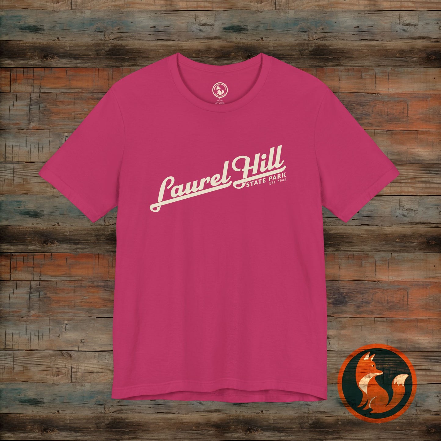 Laurel Hill State Park Tee, Unisex Green Short Sleeve Shirt for Outdoor Lovers, Nature Gift, Adventure Apparel, Hiking T-Shirt, Summer Wear