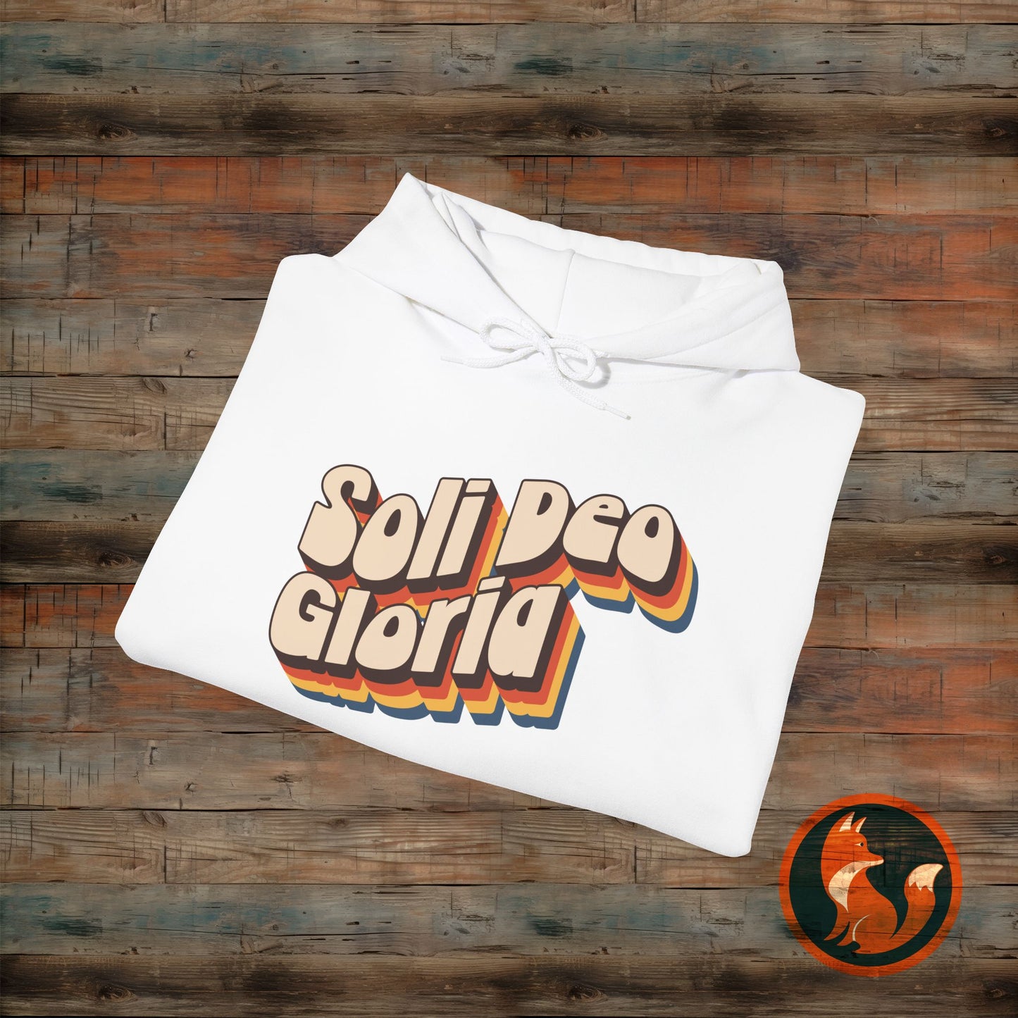 Soli Deo Gloria(Glory to God Alone) Hooded Sweatshirt, Christian Gift, Cozy Layer, Faith-Based Apparel, Unisex Hoodie, Casual Style