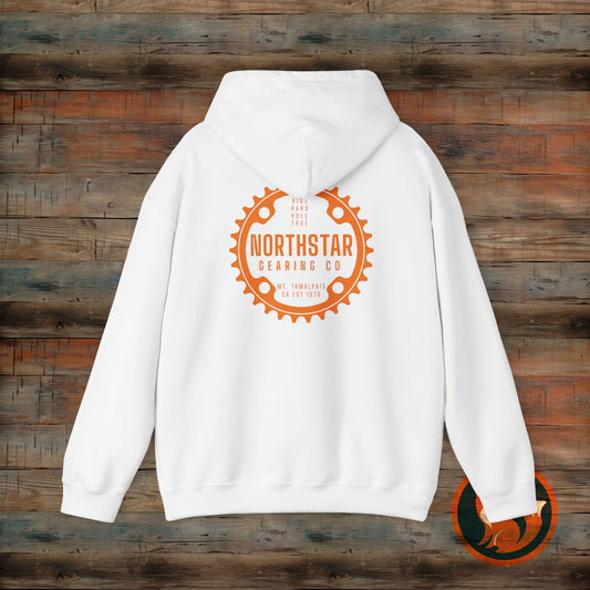 Cozy Unisex Hooded Sweatshirt, Perfect for Casual Wear, Gift for Friends, Outdoor Activities, Fall Fashion, Northstar Design