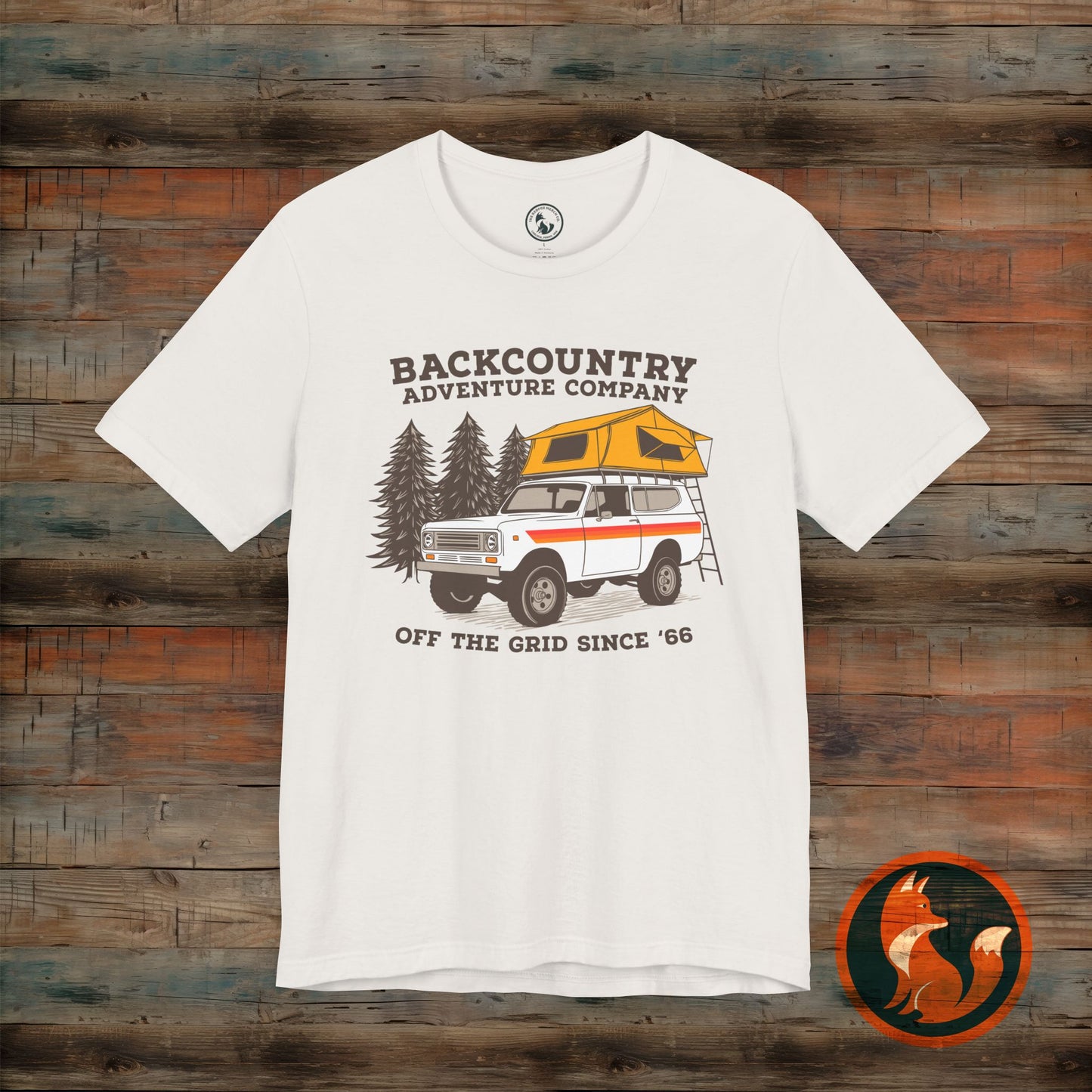 Backcountry Adventure Company Tee, Vintage Camping Shirt, Outdoor Enthusiast Gift, Unisex Graphic Tee, Travel Lover Apparel