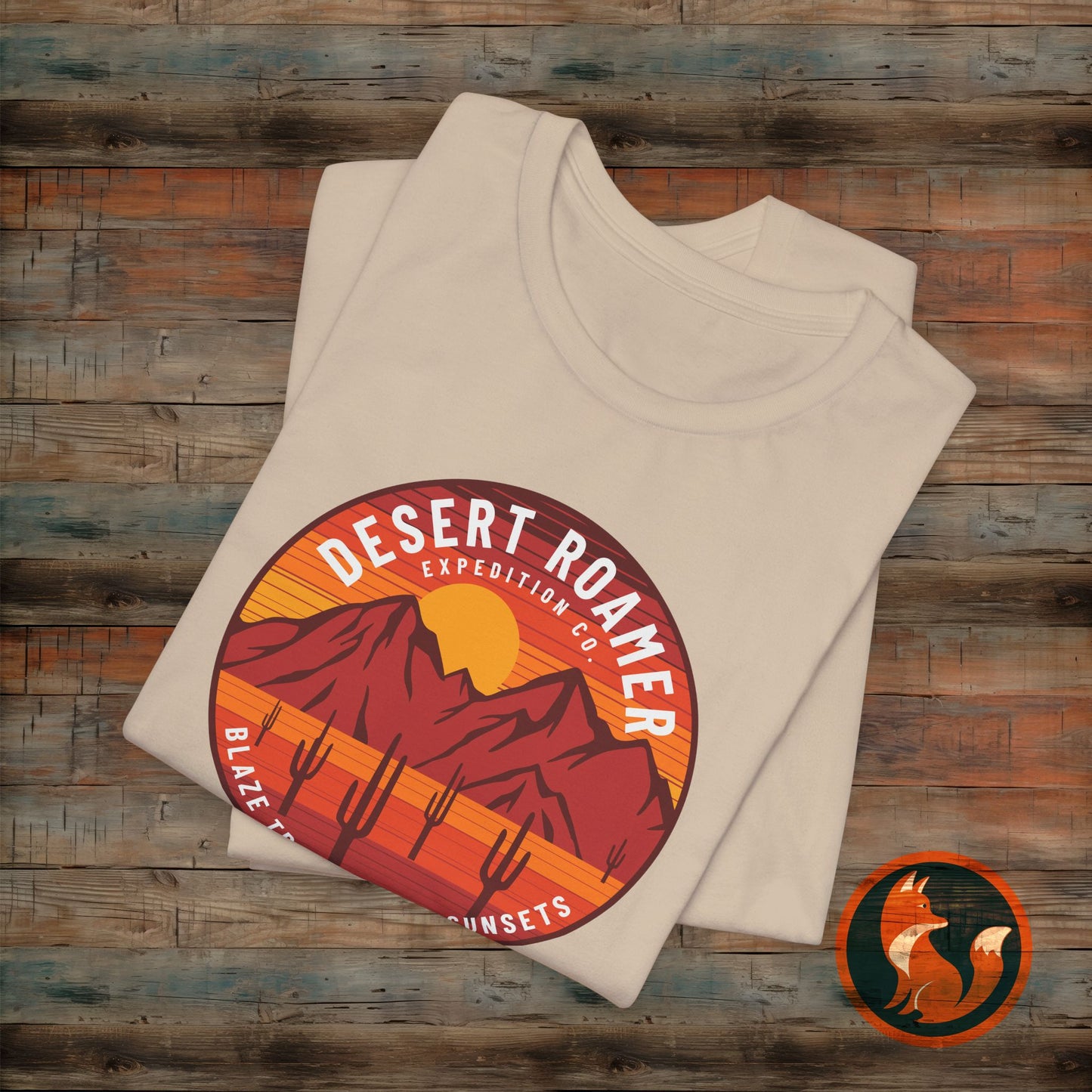 Desert Roamer Tee - Unisex Jersey Short Sleeve Shirt, Hiking Gift, Adventure Apparel, Travel T-Shirt, Outdoorsy Style
