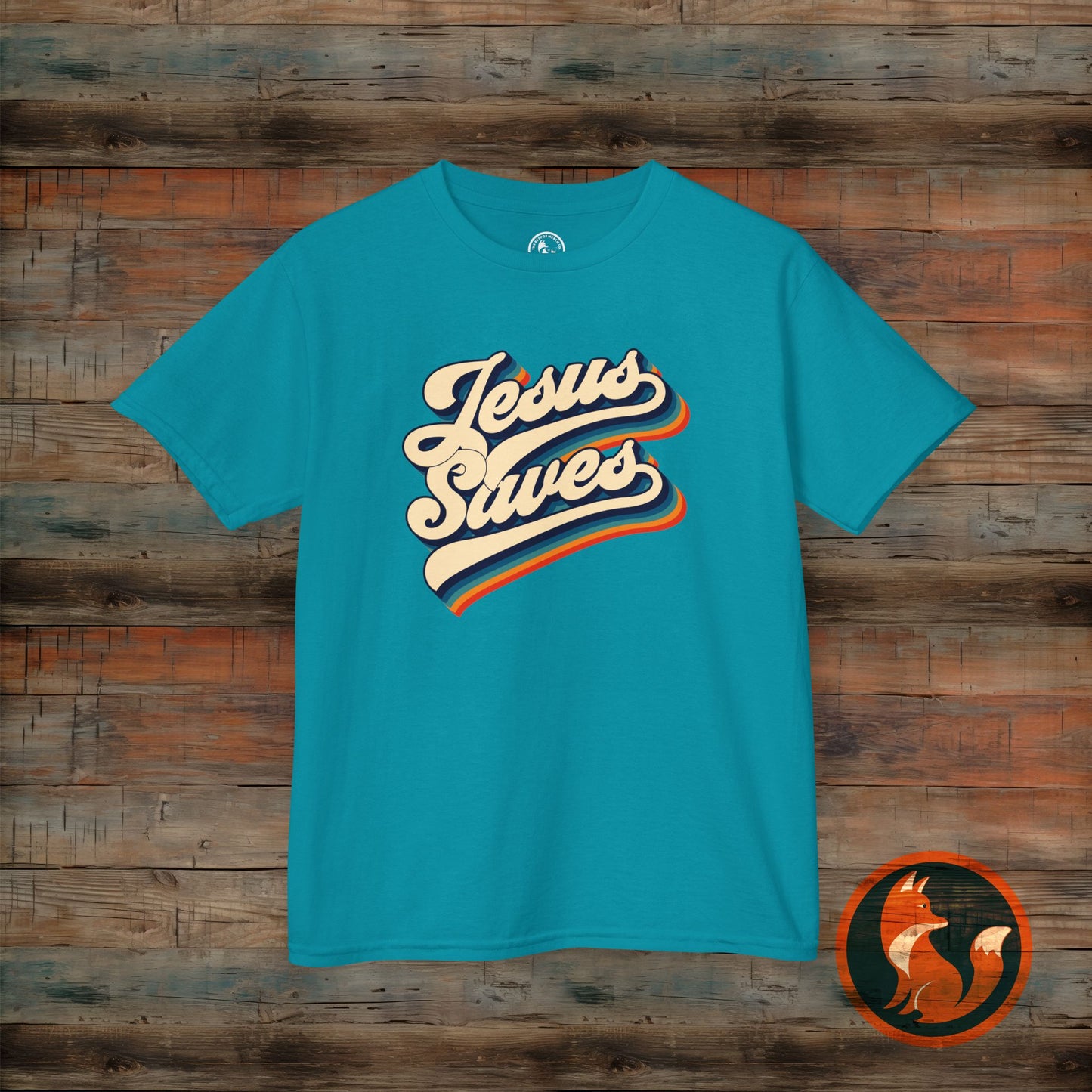 Kids Jesus Saves Tee, Cute Christian Tee, Church T-Shirt, Kids Casual Wear, Faith-Based Apparel