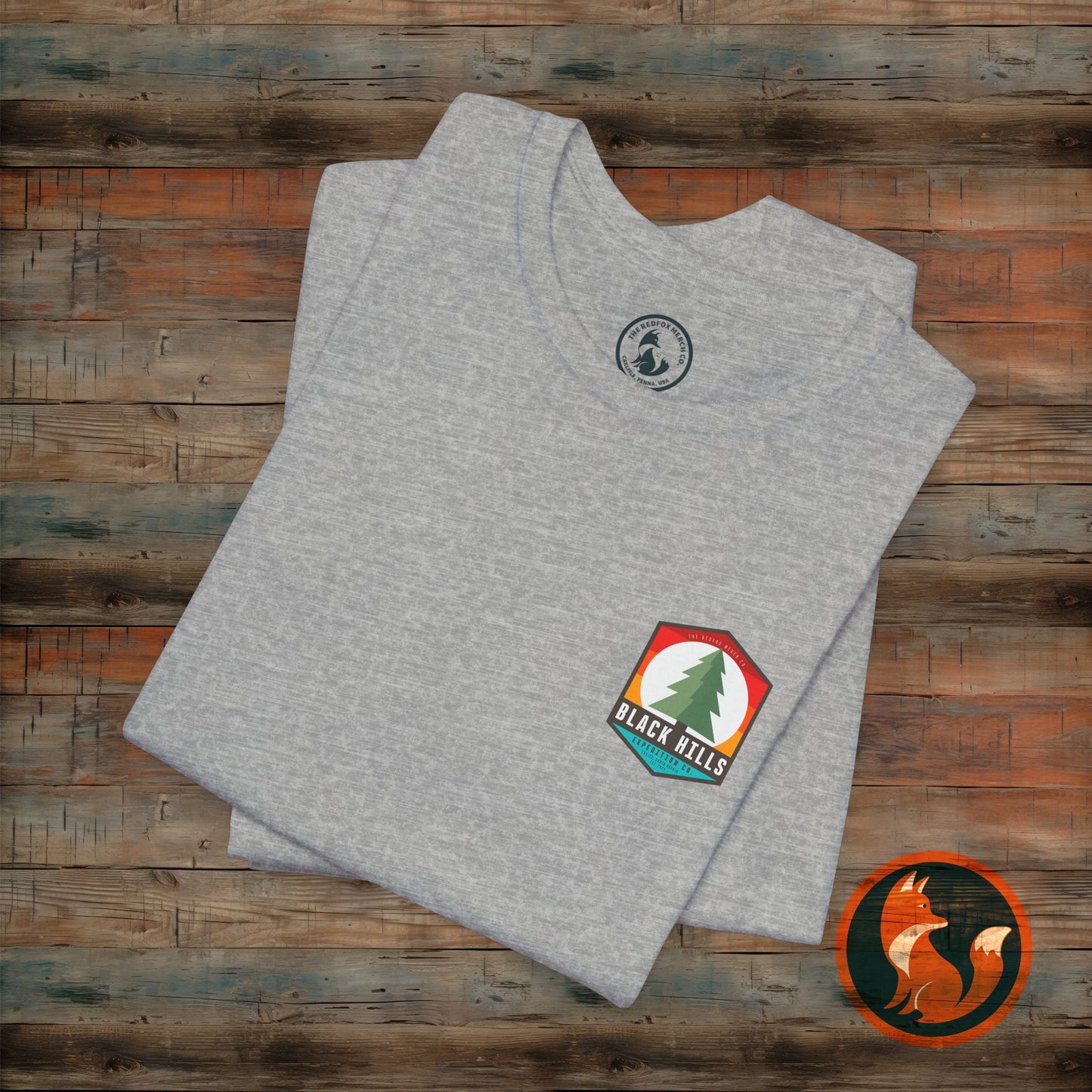 Black Hills Adventure Unisex Tee – Nature Lover's Shirt, Outdoor Exploration, Summer Vibes, Hiking Apparel, Gift for Nature Enthusiasts