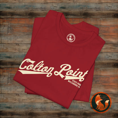 Colton Point Graphic Short Sleeve Tee, Casual Cotton Tee, Unisex T-Shirt, Trendy Summer Shirt, Gift for Travelers, Everyday Wear